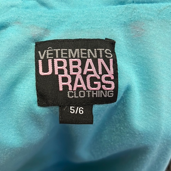 Urban Rags Kids Lined Rain Jacket Hoodie Size 5/6 - Picture 3 of 10